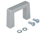 Manetă Aluminiu Gri 40mm x 57.5mm x 12.2mm