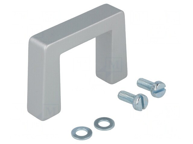 Manetă Aluminiu Gri 40mm x 57.5mm x 12.2mm