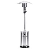 Cumpara ieftin Incalzitor terasa cu inaltime ajustabila, gaz/propan, putere 12.7 kW(Hs), aprindere electronica, regulator presiune, consum de gaz 1048 g/h, Inox