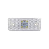 Lampa laterala LED alba 12V/24V cu 4 LED-uri pentru camion si remorca