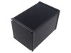 Carcasă aluminiu HAMMOND 1455 cu panou negru 104,5x160x104,5 mm