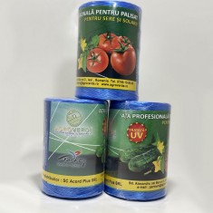 ATA DE PALISAT pentru sere, solarii, UV, PREMIUM 500 G, 900 M, ALBASTRA / VERDE foto