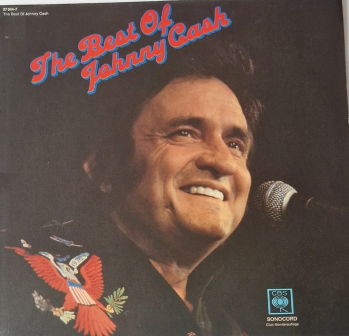 Johnny Cash &lrm;&ndash; The Best Of Johnny Cash _ NM / VG_ vinil, LP disc muzica country _ CBS, Germania, 1976