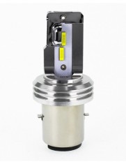 Bec LED BA20D (H6) pentru far moto, Atv, scuter, putere 18W, luminozitate 1600 Lm, 12V MT2A-H6