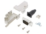 Conector D-Sub 15-Pini Tată 45&deg; Lipire Gold