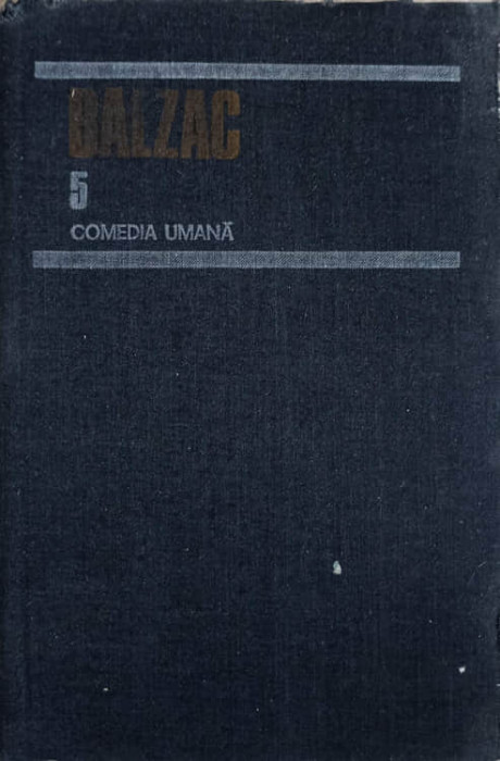 COMEDIA UMANA VOL.5-HONORE DE BALZAC