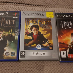 Joc/jocuri ps2 Playstation 2 PS 2 Colectie 3 jocuri aventura Harry Potter