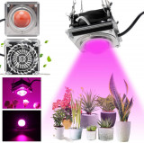 Cumpara ieftin Lampa pentru cresterea plantelor de interior cu spectru complet si sistem de racire silentios