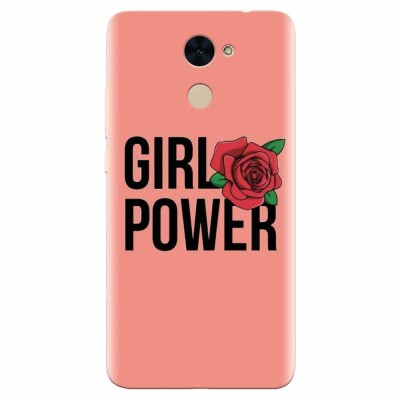 Husa silicon pentru Huawei Enjoy 7 Plus, Girl Power 2 foto