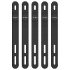Curea Silicon Ringke pentru Organizare Cabluri ( Set 5 Bucati), Neagra ACSI0002