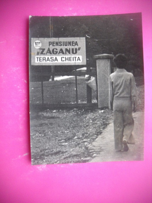 HOPCT 186 E PENSIUNEA ZAGANU-TERASA CHEITA-CHEIA JUD PRAHOVA -FOTOGRAFIE TIP CP