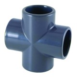 Mufă Cruce PVC-U 63 mm PN16 - Conexiuni Durabile