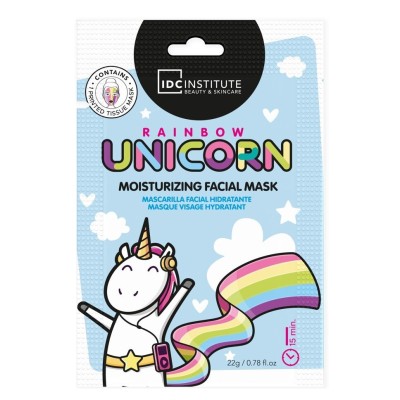 Mască facială hidratantă Rainbow Unicorn, IDC Institute, 90016, 22g foto