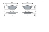BOSCH 0 986 424 364 set placute frana,frana disc