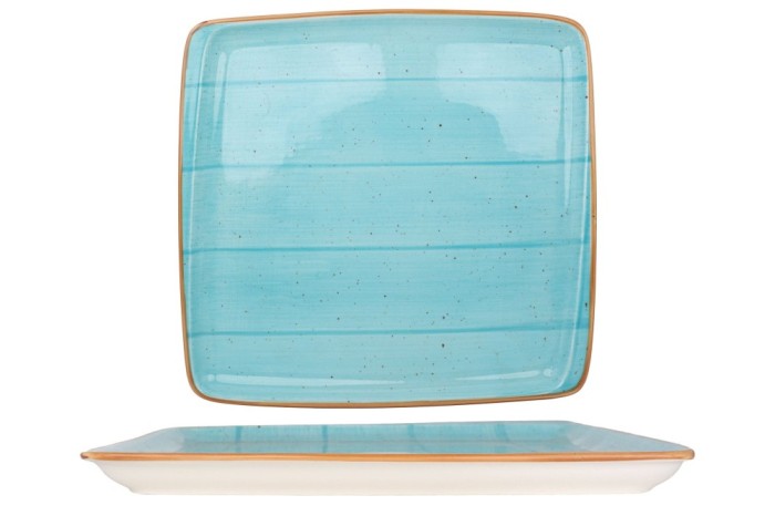 Bonna Placa de service - Aqua - Por&Aring;&pound;elan - 27x25 cm - set de 2
