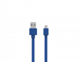 Cablu USB 2.0 A tata - micro USB, 1.5m, albastru, Allocacoc