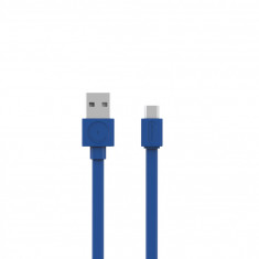 Cablu USB 2.0 A tata - micro USB, 1.5m, albastru, Allocacoc
