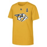 Nashville Predators tricou de copii Filip Forsberg #9 NHL Flat Alt. Captains Name &amp;amp; Number Short Sleeve - 170&ndash;176 cm (14&ndash;16 ani)