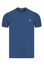 Tricou barbati U.S. Polo Luca albastru