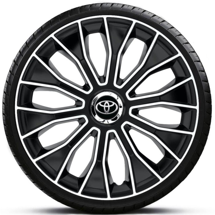 Set 4 Capace Roti Autohelix MSA&reg;, potrivite jantelor de R15, pentru Toyota, model VOLTEC PRO