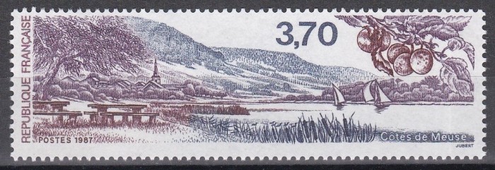 Franta 1987 - C&ocirc;tes de Meuse, MNH