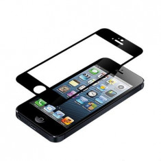 Folie sticla securizata Full Screen Iphone 5/5S/SE, negru foto