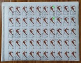 Cumpara ieftin ✅ RO 1961 ,LP 514a , &quot;Sporturi de munte/ned.&quot;, 20B in bloc de 50/ERORI catalogate ,stampilat