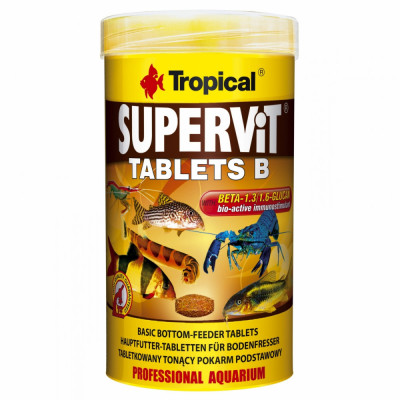 SUPERVIT tablete B, Tropical Fish,50ml, 50ml, 36g AnimaPet MegaFood foto