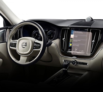 Folie Protectie Navigatie Volvo XC60 2017+, Duragon, protectie Display Navigatie, silicon Mat, Anti-zgarieturi, Anti-amprenta, kit instalare foto