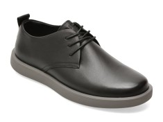 Pantofi EPICA negri, 80027, din piele naturala