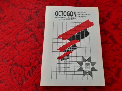 OCTOGON VOL 9/NR 2/2001 MATHEMATICAL MAGAZINE RF22/3 foto