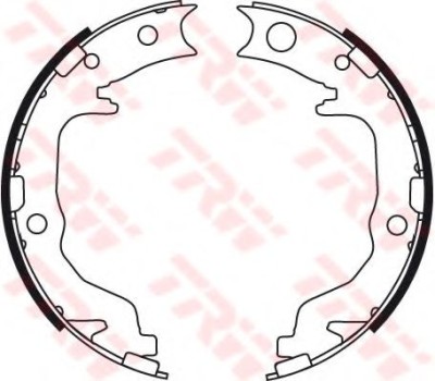Set saboti frana, frana de mana JEEP COMPASS (MK49) (2006 - 2016) TRW GS8783 foto