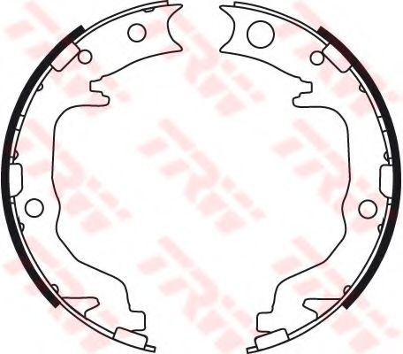 Set saboti frana, frana de mana JEEP COMPASS (MK49) (2006 - 2016) TRW GS8783
