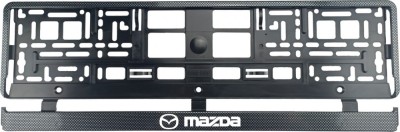 Set 2 bucati, suport numar inmatriculare Carbon, Mazda foto