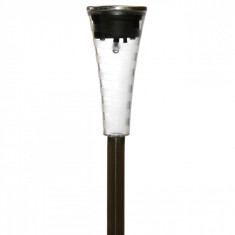 Lampa solara LED, tip tarus, 19cm, negru foto