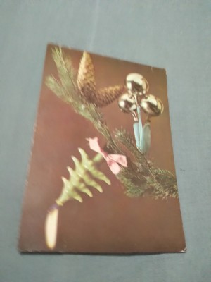 CARTE POSTALA FELICITARE CIRCULATA foto