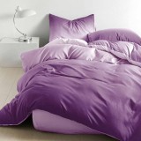 Cumpara ieftin Lenjerie cu Elastic 180x200 Accent Mov (Bumbac Satinat)