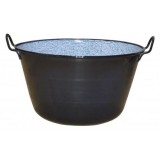 Ceaun Emailat 40L Perfect Home, Caldare cu Manere, Diametru 56cm, Inaltime 40cm, Tabla Emailata, Gatit Foc Deschis