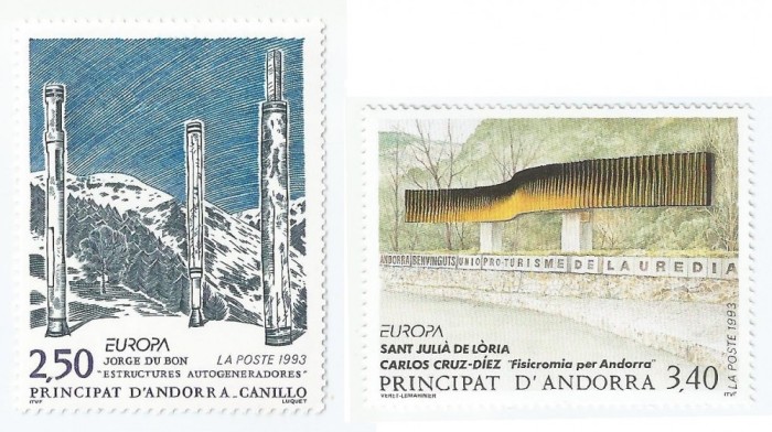 |Andorra, posta franceza, Europa CEPT, 1993, MNH