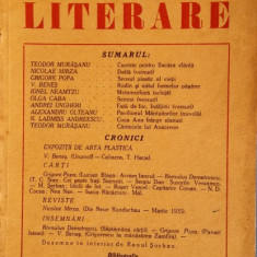 Revista Pagini literare nr.1/15 mai 1935