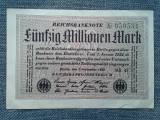 50000000 Mark 1923 Germania / 50 milioane marci 50.000.000/ seria 050531