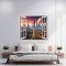 Folie imprimata color pentru decor perete locuinta, dimensiune 125 x 110cm, model: VIEW TO HAVEN 03