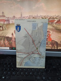 Cluj, Constanța, planul municipiilor cu stema, color, circa 1930, 109