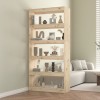VidaXL Bibliotecă/Separator cameră, 80x30x167,4 cm lemn masiv pin