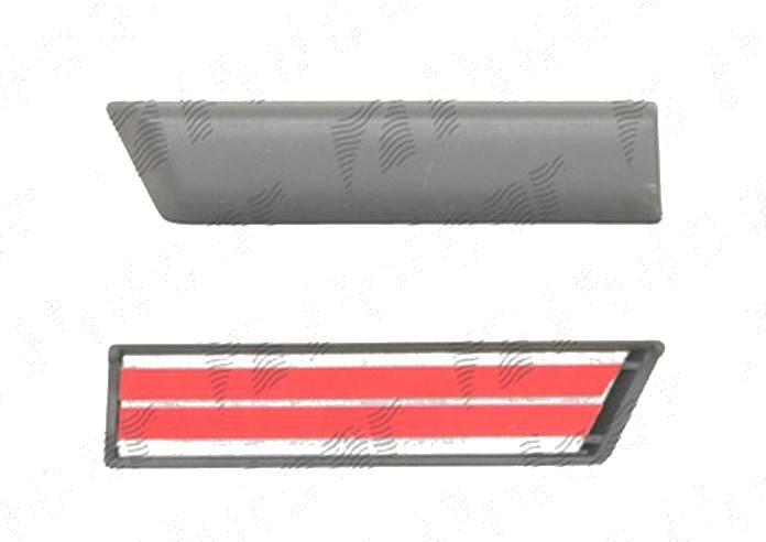 Bandou aripa, ornament Opel Astra F, 1995-12.2002, fata, Dreapta, negru