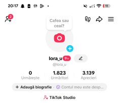 V&acirc;nd cont de tiktok pentru live