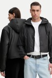 Rains geacă Lohja Short Insulated Jacket W3T1 culoarea negru, de tranzitie, 15780