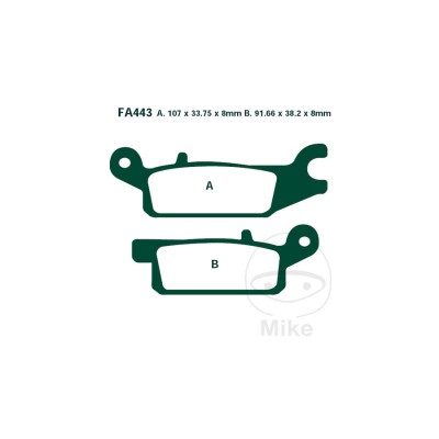 MBS Placute frana sinter EBC FA443R / MCB801, Cod Produs: 7321227MA foto