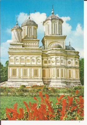 Carte Postala veche - Manastirea Curtea de Arges ,necirculata foto