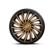 Set capace roti 16` galben-negru cu inel galben kendo 4buc